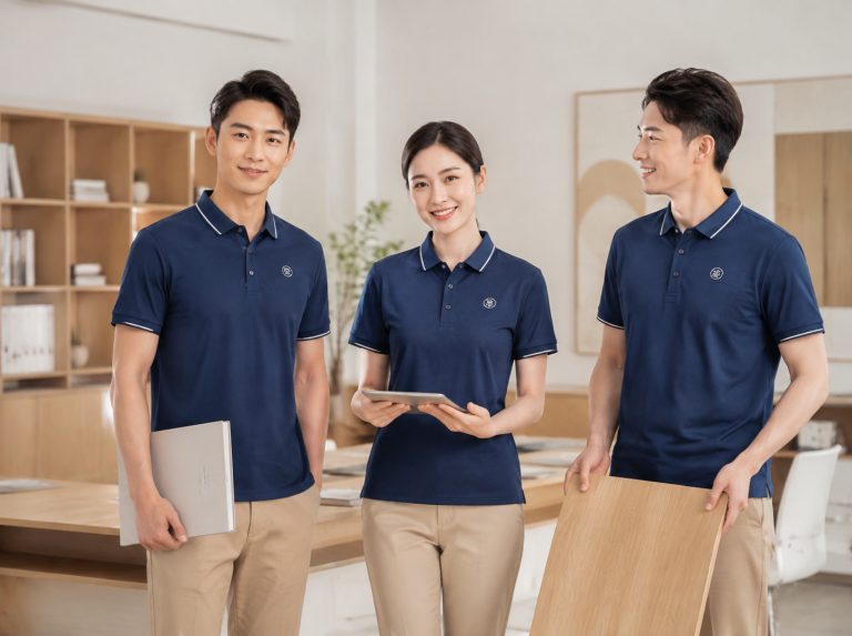 电白区企业工作服T恤POLO衫